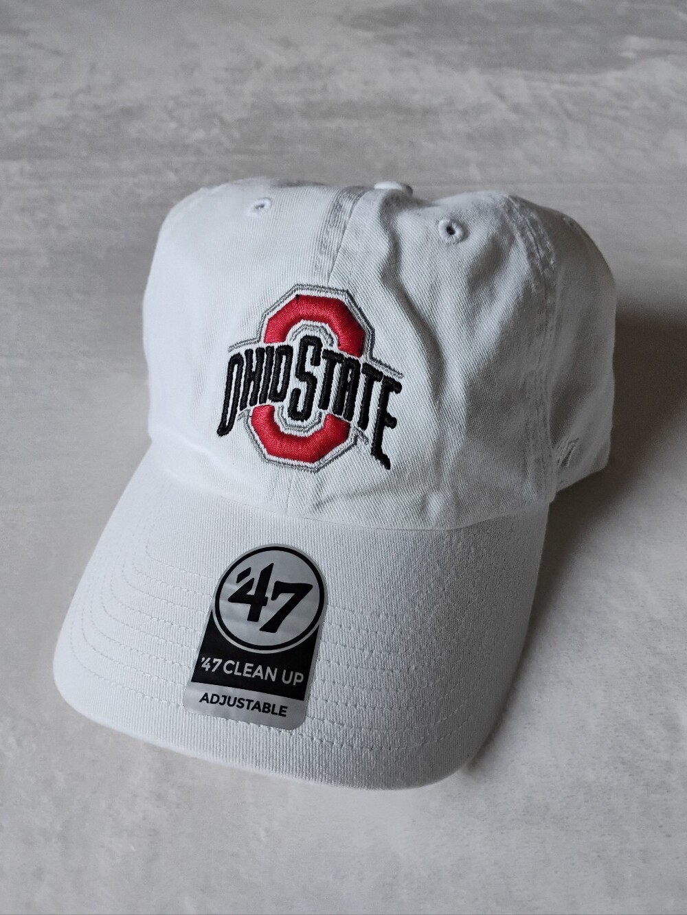 NWT Ohio State Buckeyes White Hat | '47 Brand Relaxed Fit | OSFA
